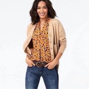 Cabi Cheetah Print Top Size: S